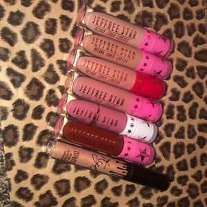 Jeffree Star liquid lipsticks.